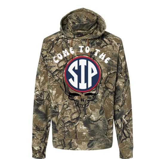 Camo Grateful Reb  Come To The Sip Hoodie