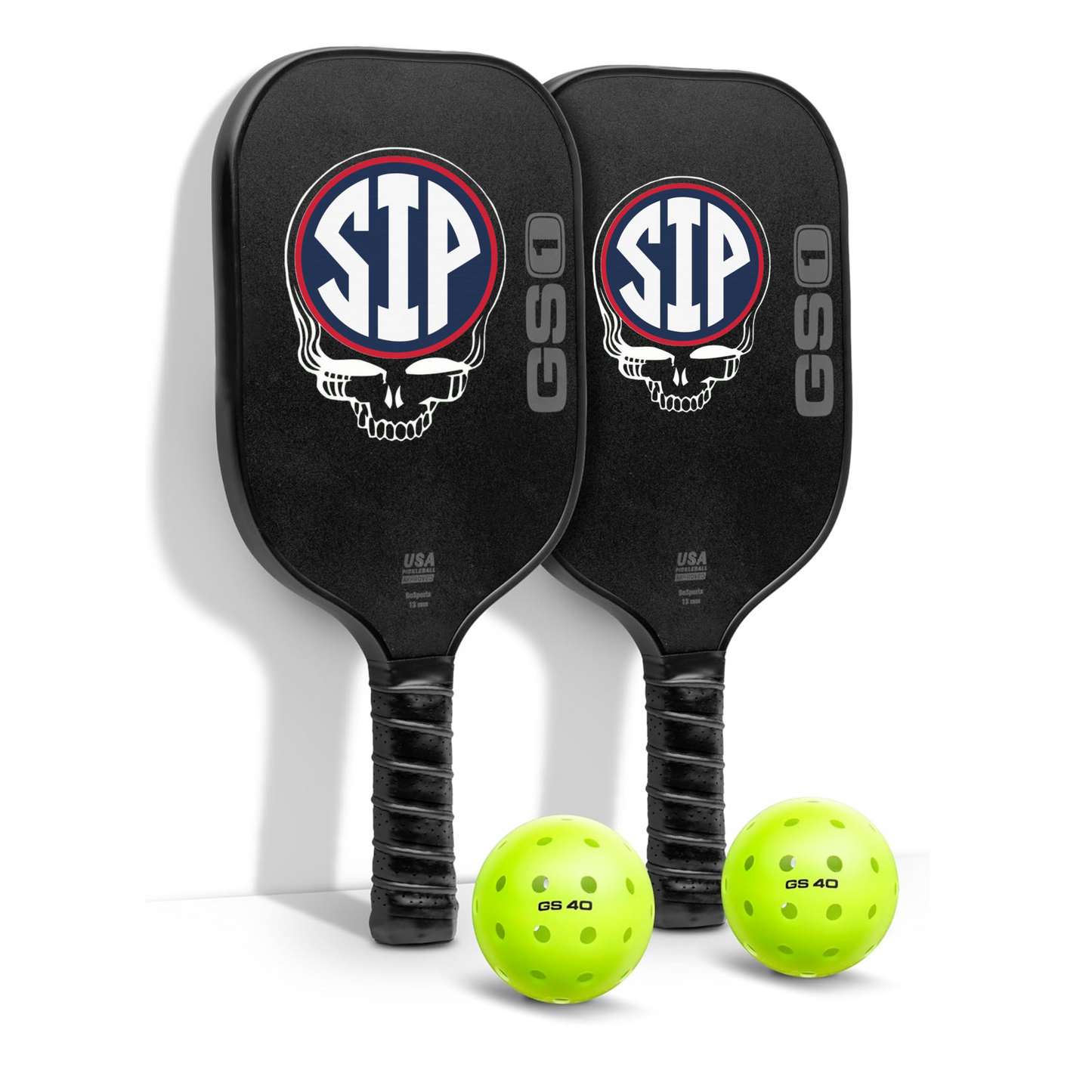 Grateful Reb Pickleball 2 Paddle Set