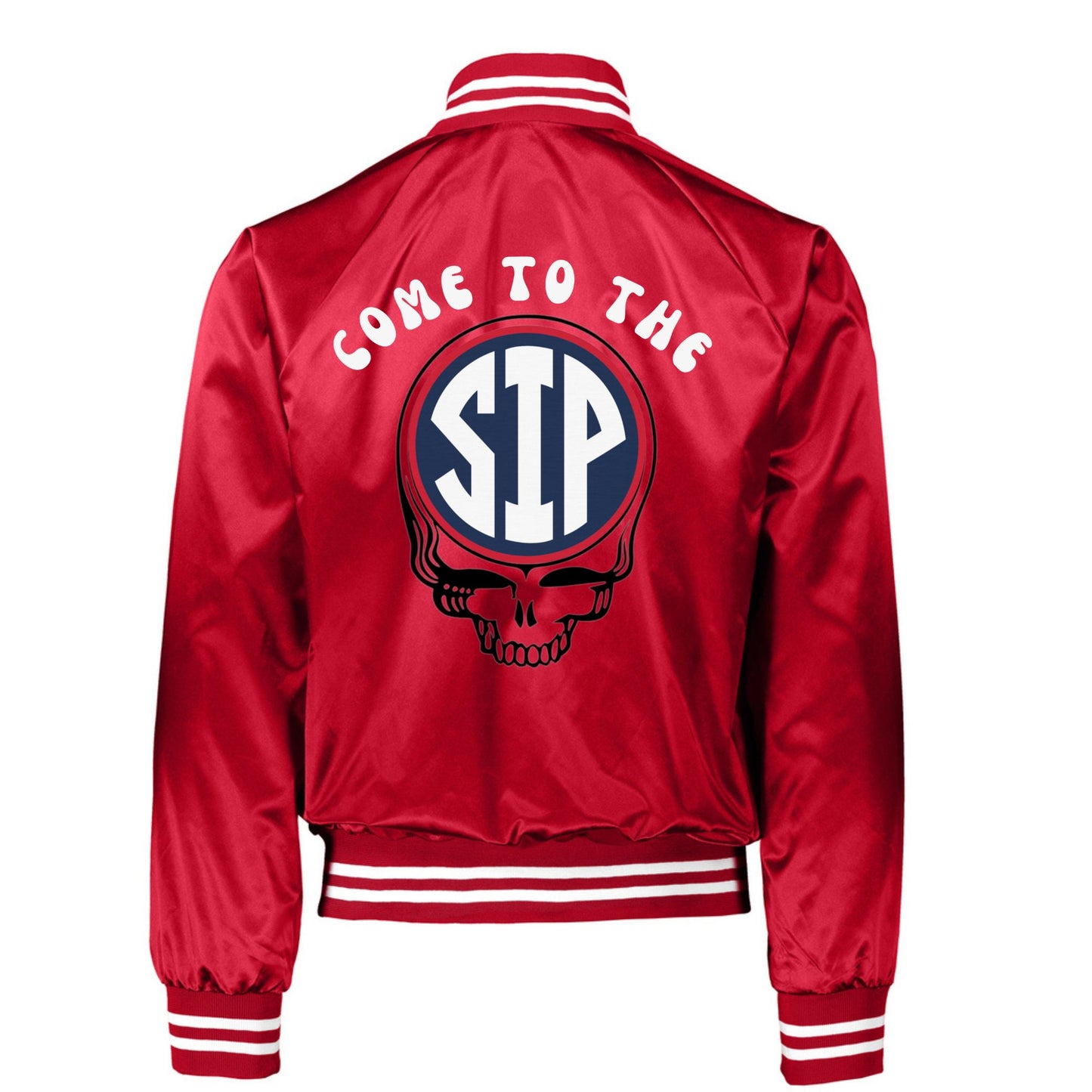 Come To The Sip Grateful Rebs Throwback Tailgater Jacket