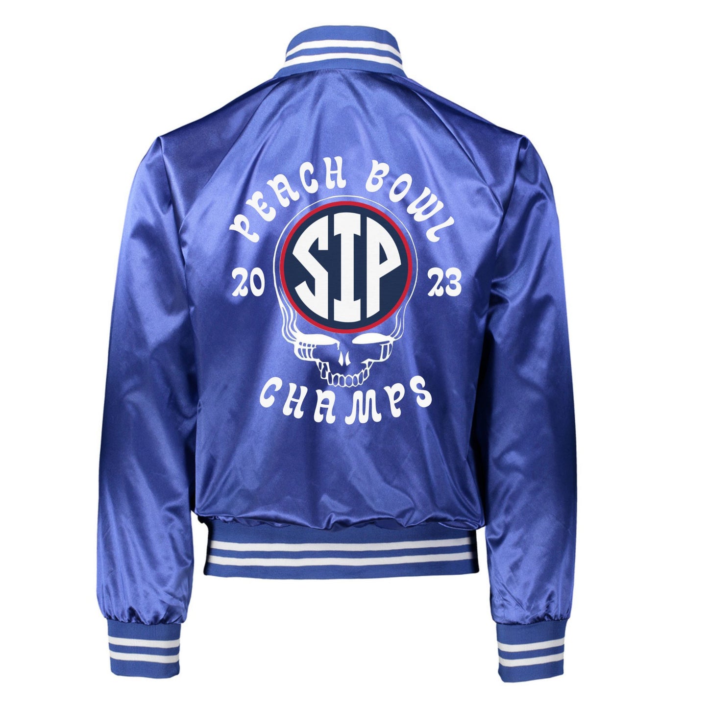 Grateful Rebs Peach Bowl Champs 23 Throwback Tailgater Jacket