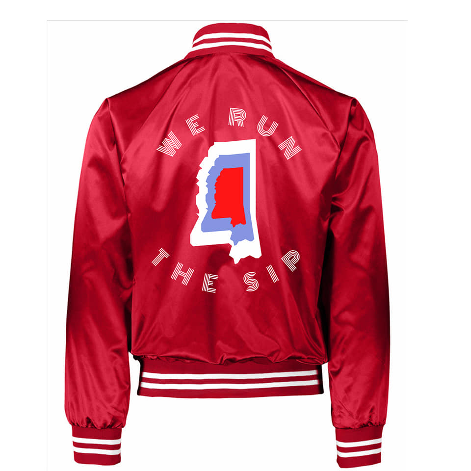 We Run The Sip Throwback Tailgater Jacket