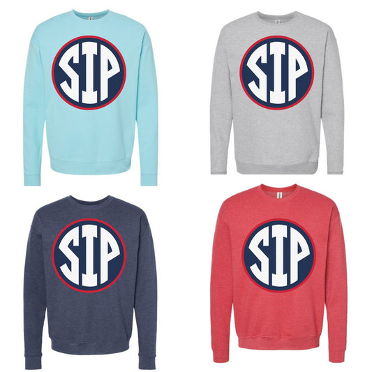 Classic Sip Crewneck Fleece Sweatshirt (unisex)